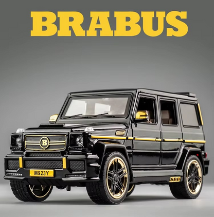 1:24 Barbus Die Cast Car Toy for Kids with Sound, Light and Metal Decoration - Birthday Christmas Gift